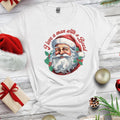 Sandjest Swoosh Love WB shield GA With WB shield Beard Christmas Shirt Funny Santa Beard for Women Funny Xmas Shirt...