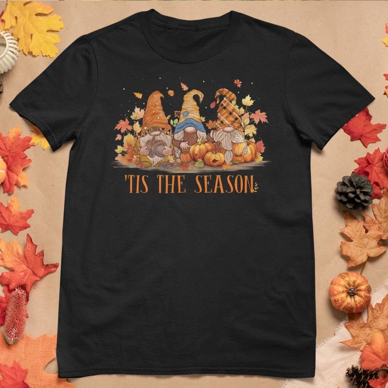 Sandjest Tis TNF Season Shirt, Gnomes Fall T-Shirt, Cute Gnome Shirt, Fall Gift, Fall Shirt, Gift For Thanksgiving,...