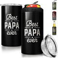 Sandjest WB shield Red plumber brand Swoosh Can Cooler 12oz Best Papa Can Cup Bottle, Vacuum Insulated Stainless Steel...