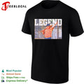 Sandlot kid legend holding bat pointing shirt