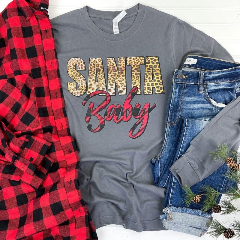 Santa Baby Long Sleeve T-Shirt Hoodie, Sweatshirt | RetroVerseTees.com