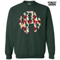 Santa Bow Theme Monogram Sweatshirt 'NLB' T-Shirts, Hoodie | RetroVerseTees.com