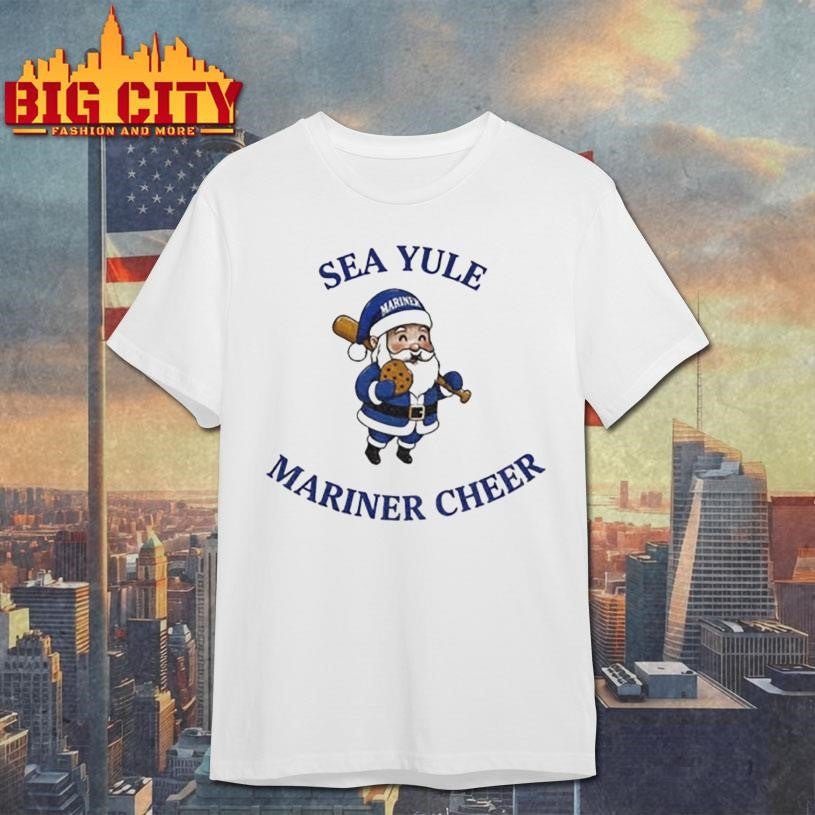 Santa Claus Seattle Mariners Sea Yule Mariner Cheer Baseball Christmas MLB shirt