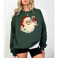 Santa Claus Sweatshirt, Christmas Sweatshirt, Xmas Holiday Gifts, Christmas Family Vacation, Secret Santa Shirts, Winter...