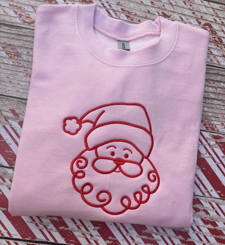 Santa Crewneck Sweatshirt T-Shirts, Hoodie | RetroVerseTees.com