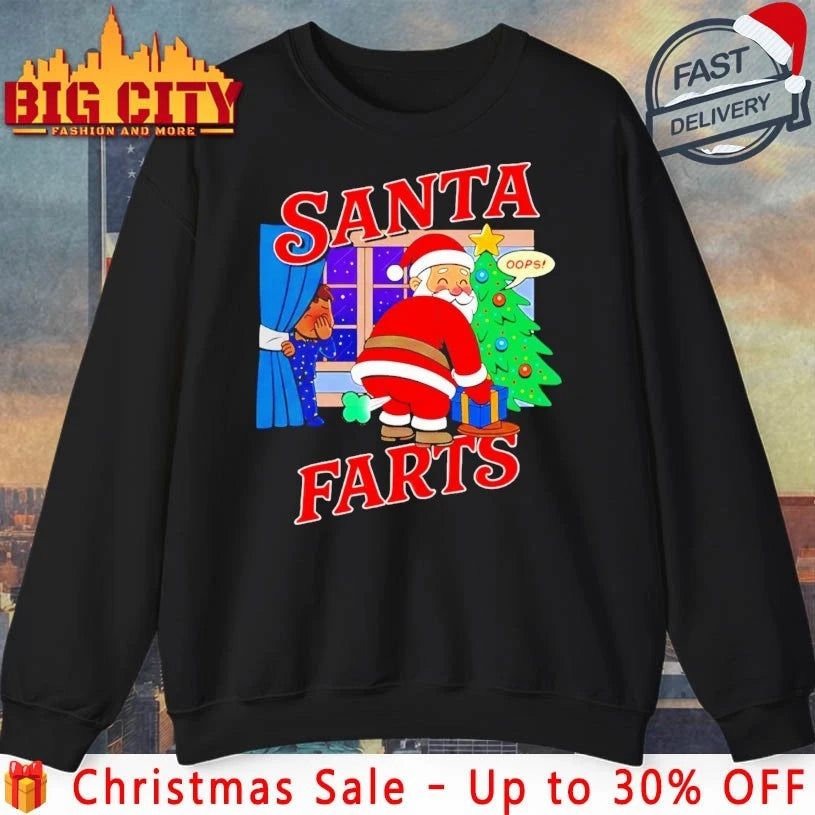 Santa Farts oops Christmas 2025 Shirt