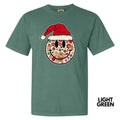 Santa Hat Happy Face Comfort Colors T-Shirt 'NLB' Hoodie, Sweatshirt | RetroVerseTees.com