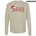 Santa Hat Mama Long Sleeve Comfort Colors T-Shirt 'NLB' Hoodie, Sweatshirt | RetroVerseTees.com