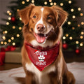 Santa Paws Bandana, Christmas Dog Bandana, Dog Mom Gift Xmas Neck Scarf, Pet Owner Holiday Bandana, Festive Dog Bandana,...