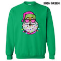 Santa With Sunnies FAKE Sequins Sweatshirt T-Shirts, Hoodie | RetroVerseTees.com