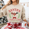 Santa's Cocktail Club Christmas Sweatshirt, Christmas Shirt, Funny Christmas Sweater, Espresso Martini, Dirty Martini,...