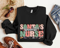 Santa's Favorite Nurse Sweatshirt, Nurse Christmas Hoodie, Matching Nursing School Xmas, Nurse Student Gift Sweater,...