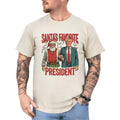 Santa's Favorite President Trummp T-shirt, Humorous Trum Christmas Shirt, Funny Santa Trummppp 2024 Tee, Daddy's Home...