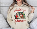 Santa's Little Chismosa Sweatshirt, Santa Chismosa Christmas Shirt, Funny Chisme Tshirt, Latina Holiday Mexican Xmas...