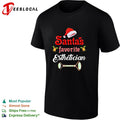 Santa’s favorite esthetician Christmas jade roller shirt