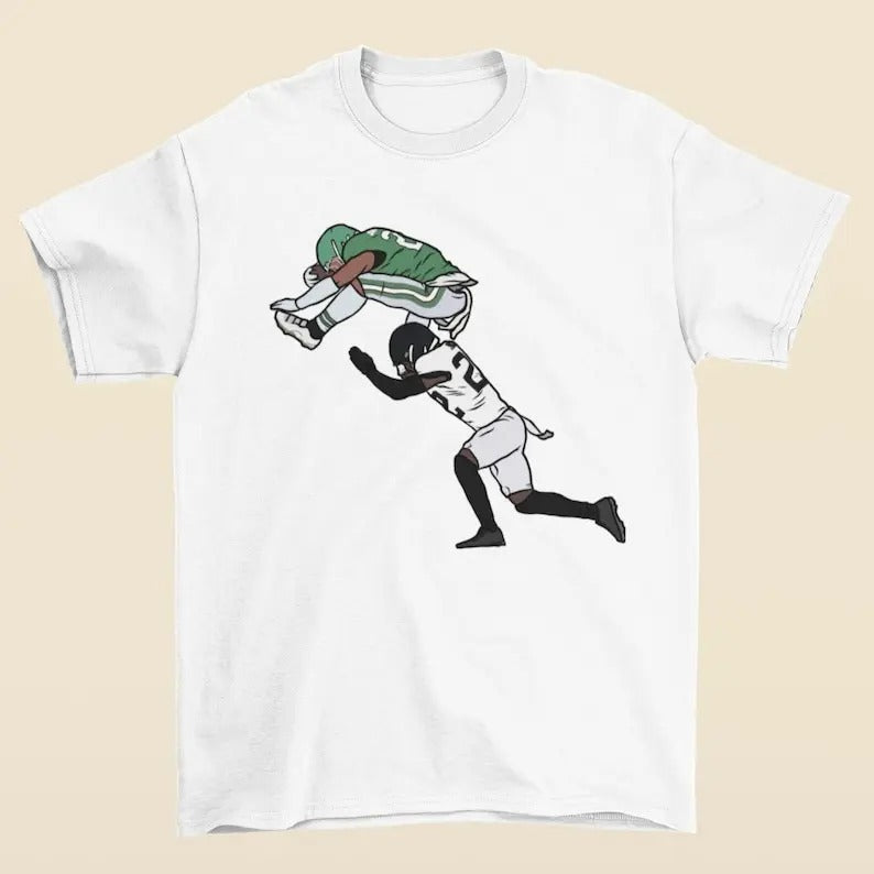 Saquon Barkley Backwards Hurdle T-Shirt Hoodie, Sweatshirt | RetroVerseTees.com