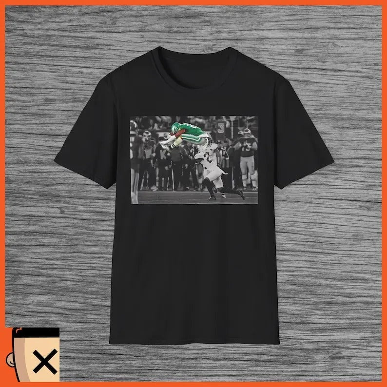 Saquon Barkley Football Touchdown Sports Fantasy Unisex Softstyle T-Shirt Hoodie, Sweatshirt | RetroVerseTees.com