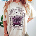 Sarah J Maas Shirt, Lady Death Live In Concert Unisex Hoodie Sweatshirt | RetroVerseTees.com