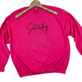 Saturday Cursive Sweatshirt 'NLB' T-Shirts, Hoodie | RetroVerseTees.com