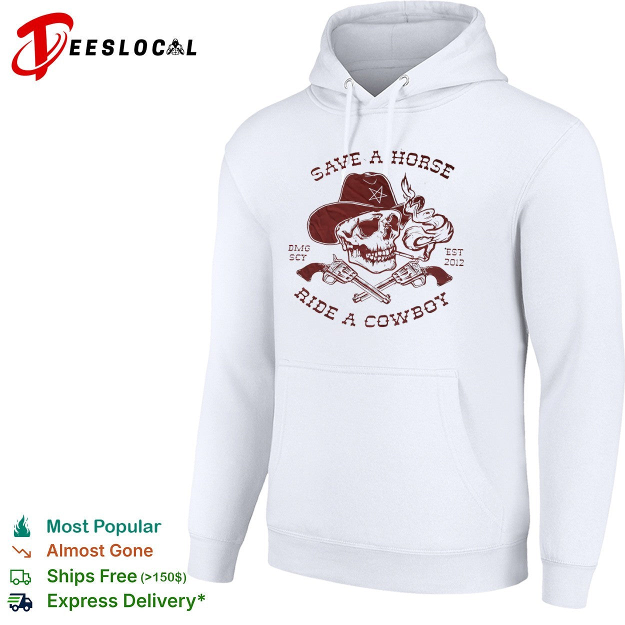 Save a Horse Ride a Cowboy Skull Cowboy shirt