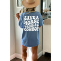 Save a Horse Ride a Cowboy T-shirt, d Western T-shirt, Country Concert T-shirt, Country Graphic Tee, Cowgirl T-shirt,...