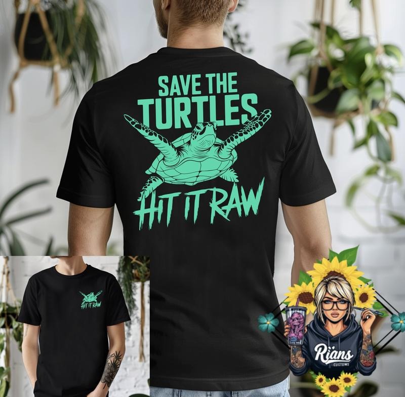 Save the Turtles Unisex Comfort Colors Tshirt Hoodie, Sweatshirt | RetroVerseTees.com