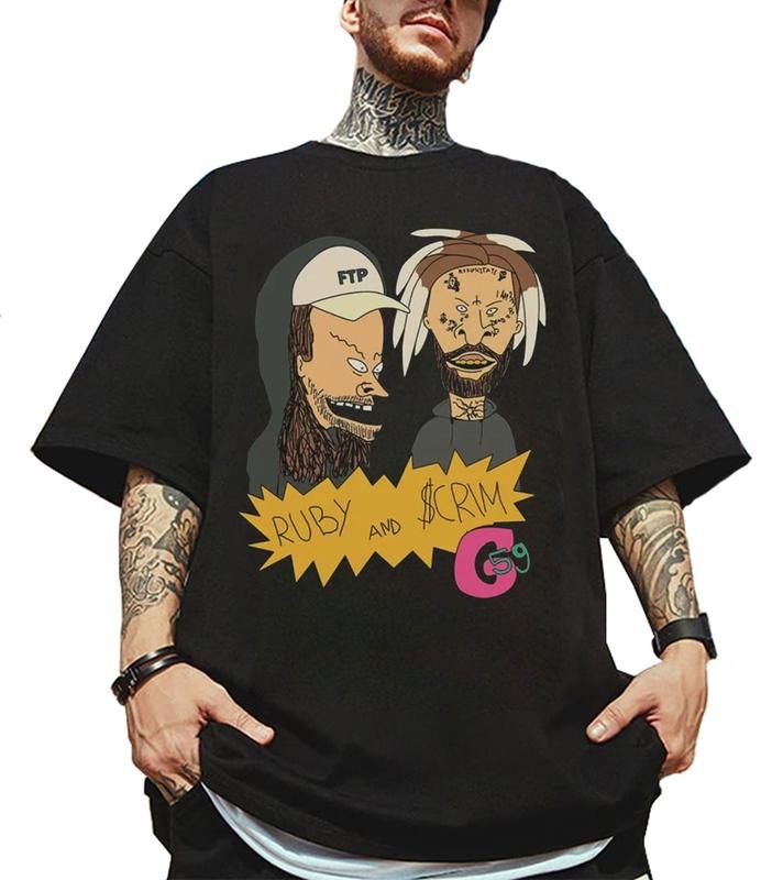 Sboi Ruby And Scrim Beavis And ButtHead T-Shirt Hoodie, Sweatshirt | RetroVerseTees.com
