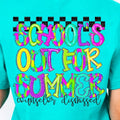 Schools' Out Counselor DTF Transfers - THIS IS NOT A SHIRT Hoodie, Sweatshirt | RetroVerseTees.com