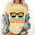 Schools Out For Summer Print Lightsaber brand Shirt, School TNF Tops, Happy Last Day FOG School Tee, Red plumber brand...