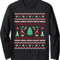 Science Laboratory Ugly Christmas Sweater - DNA Microbiology Long Sleeve T-Shirt Hoodie, Sweatshirt | RetroVerseTees.com