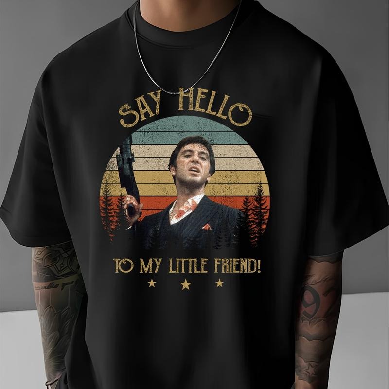 Scr4face Say Hello To My Little Friend Shirt Hoodie, Sweatshirt | RetroVerseTees.com