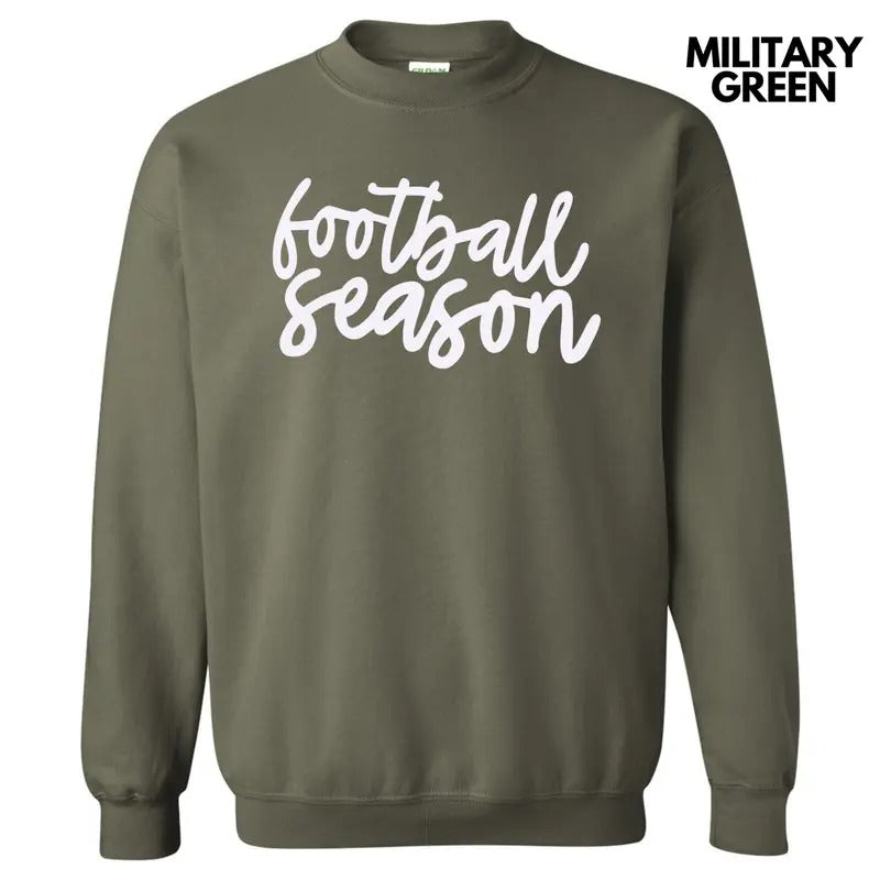 Script Football Season Sweatshirt 'NLB' T-Shirts, Hoodie | RetroVerseTees.com
