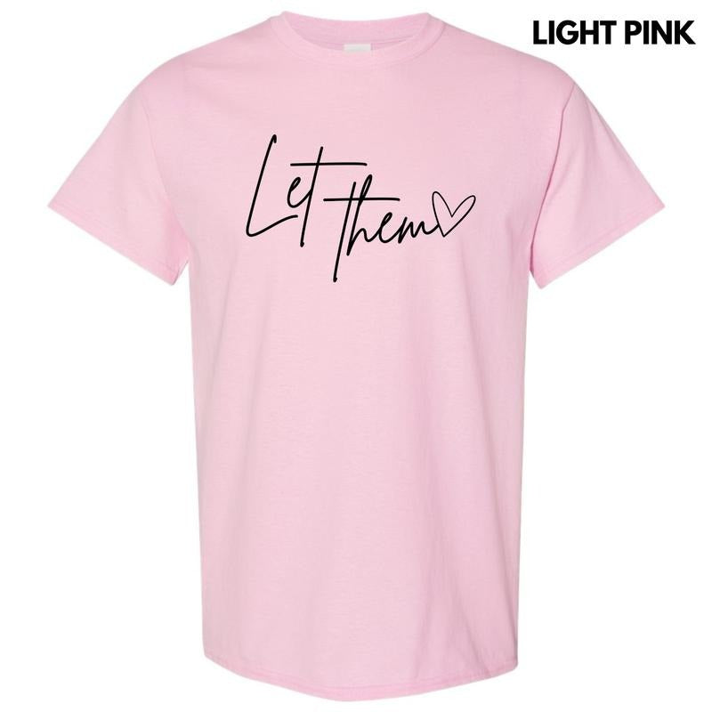 Script Let Them Gildan Short Sleeve T-Shirt 'NLB' Hoodie, Sweatshirt | RetroVerseTees.com