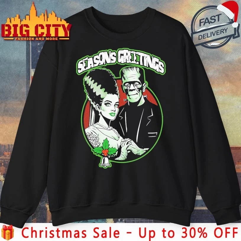 Seasons Greetings Frankie And Bride christmas 2025 shirt