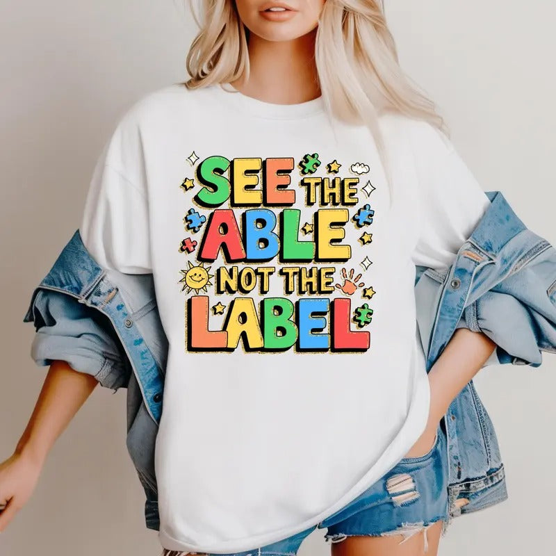 See the Able Not the Label DTF Transfers - THIS IS NOT A SHIRT Hoodie, Sweatshirt | RetroVerseTees.com