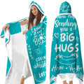 Sending Big Hugs Wearable Blanket Hoodie, Inspirational Gifts for Women, Friendship Gift for Women Friends, Birthday...