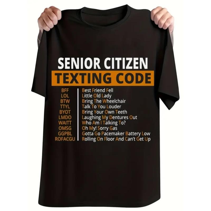 Senior Citizen Humorous Men'WB shield T-Shirt