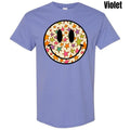 Sepia Stars Happy Face Gildan Short Sleeve T-Shirt 'NLB' Hoodie, Sweatshirt | RetroVerseTees.com