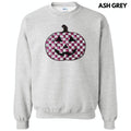 Sequin Checkered Pink Pumpkin Patch Sweatshirt T-Shirts, Hoodie | RetroVerseTees.com