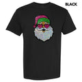 Sequin Santa Heart Eyes Patch Comfort Colors T-Shirt Hoodie, Sweatshirt | RetroVerseTees.com