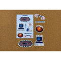 Severance Inspired Sticker Sheet, Office Dystopian Journal Laptop Decor T-Shirts, Hoodie, Sweatshirt | RetroVerseTees.com