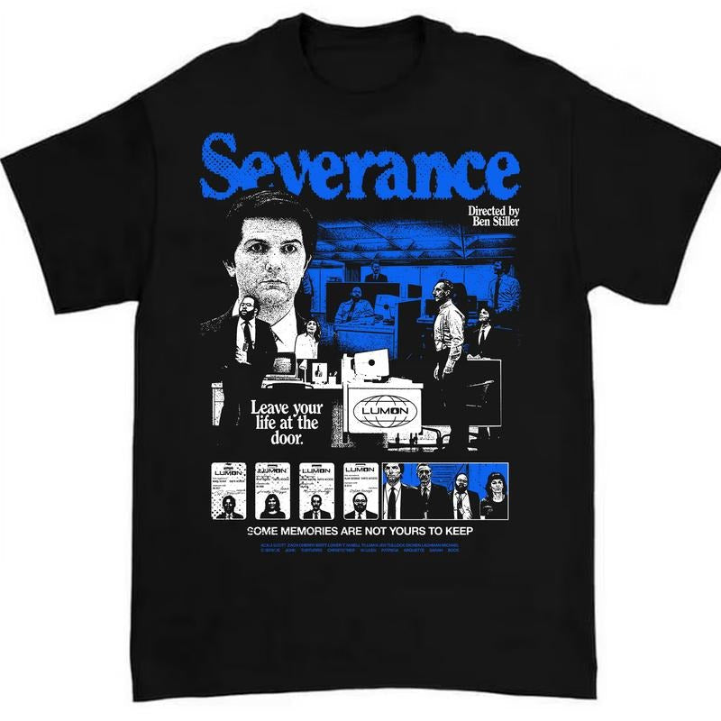 Severance TV Show Graphic Tee Lumon Industries Fan Shirt Retro T-Shirt Hoodie, Sweatshirt | RetroVerseTees.com