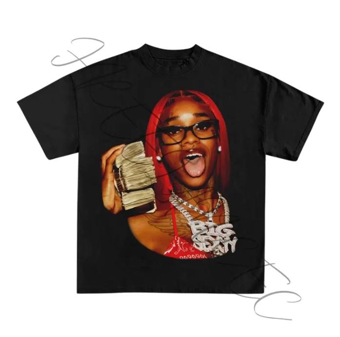 Sexyy Red shirt Red 4 President Rapper shirt concert tee Hoodie, Sweatshirt | RetroVerseTees.com