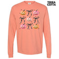 Shades Of Pink Pumpkin Collage Long Sleeve Comfort Colors T-Shirt 'NLB' Hoodie, Sweatshirt | RetroVerseTees.com