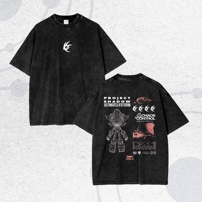 Shadow the Hedgehog Anime T-Shirt