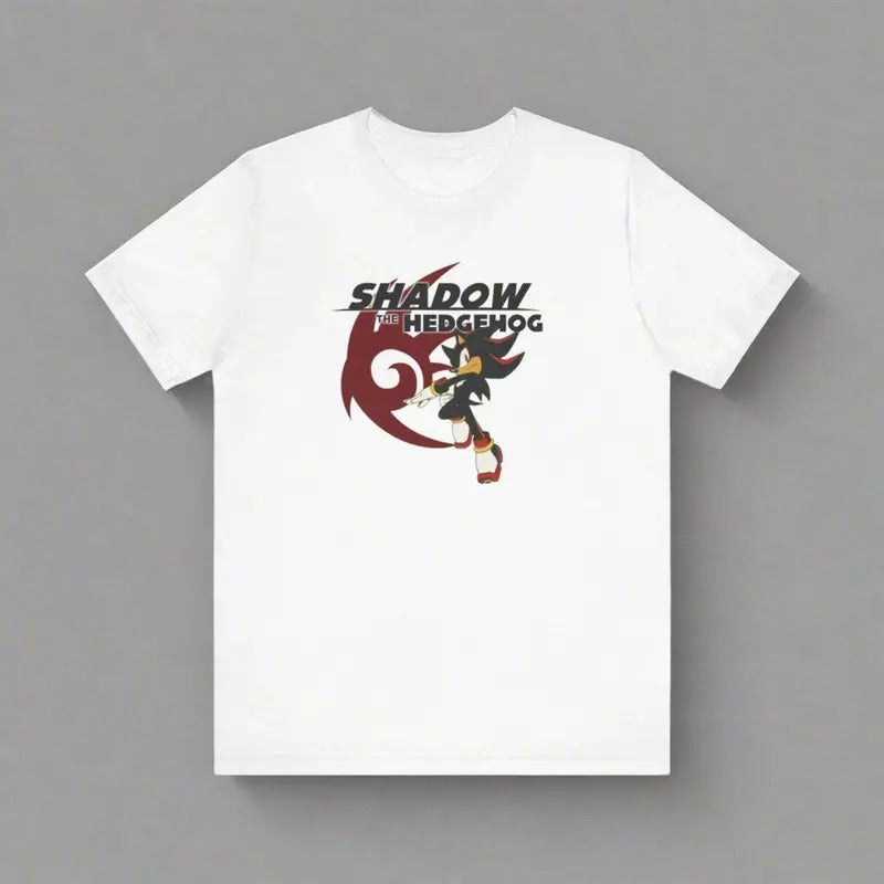 Shadow the Hedgehog Graphic Tee Tops Underwear Crewneck Menswear T Shirt Hoodie, Sweatshirt | RetroVerseTees.com