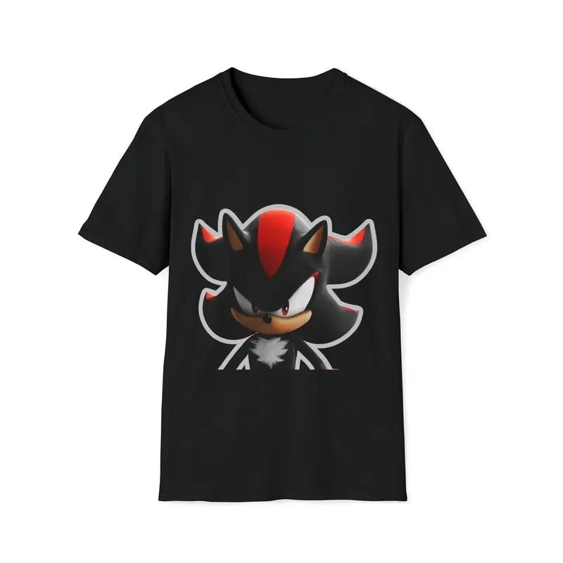 Shadow the Hedgehog T-Shirt, Graphic Tee Tops Underwear Crewneck Menswear T Shirt Hoodie, Sweatshirt | RetroVerseTees.com