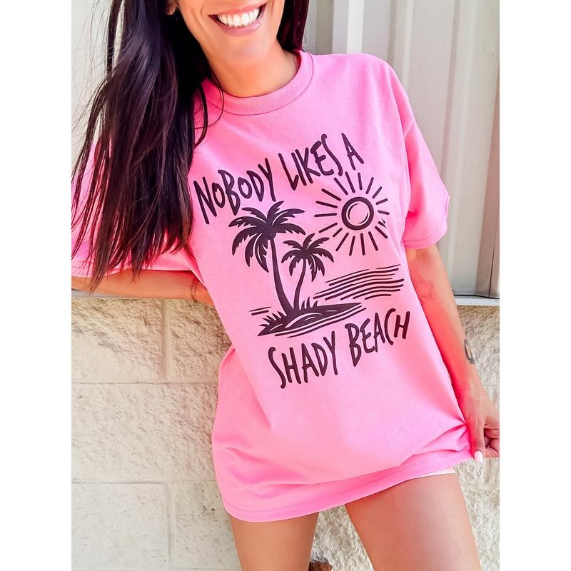 Shady Beach Graphic Tee Hoodie, Sweatshirt | RetroVerseTees.com