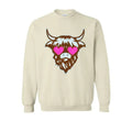 Shaggy Heifer Chenille Patch Sweatshirt -- SAND T-Shirts, Hoodie | RetroVerseTees.com