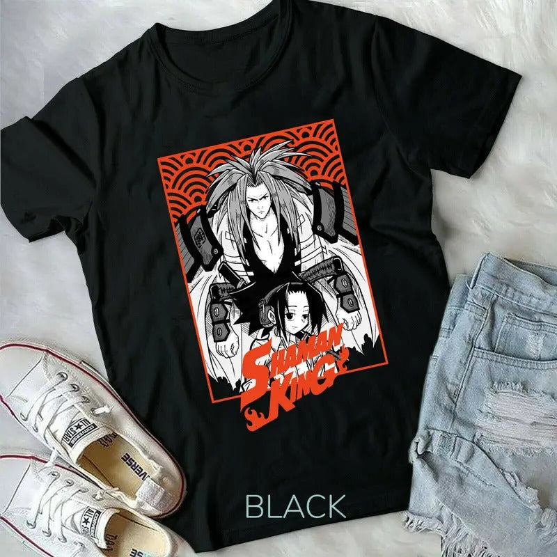 Shaman King Yoh Asakura and Amidamaru Anime Manga new top Unisex Tshirt Hoodie, Sweatshirt | RetroVerseTees.com